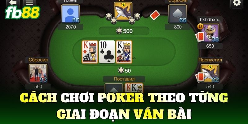 Poker Là Gì? Cách Chơi Và Kinh Nghiệm Tại FB88 2 Cách chơi Poker theo từng giai đoạn ván bài